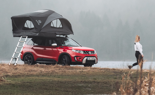 Tente de toit à coque rigide pour 4 personnes de X-Cover