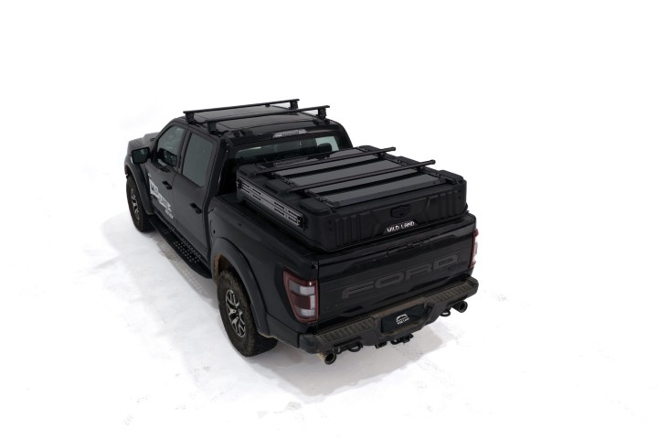 Ford F-150 avec hardtop WinTopper pour pick-up fermé, vue latérale
