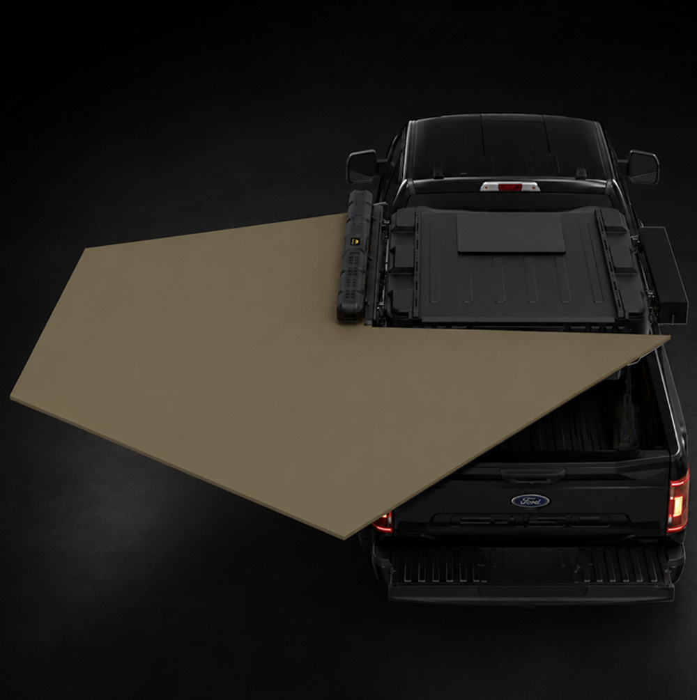 Hardtop WinTopper pour pick-up avec store latéral déployé